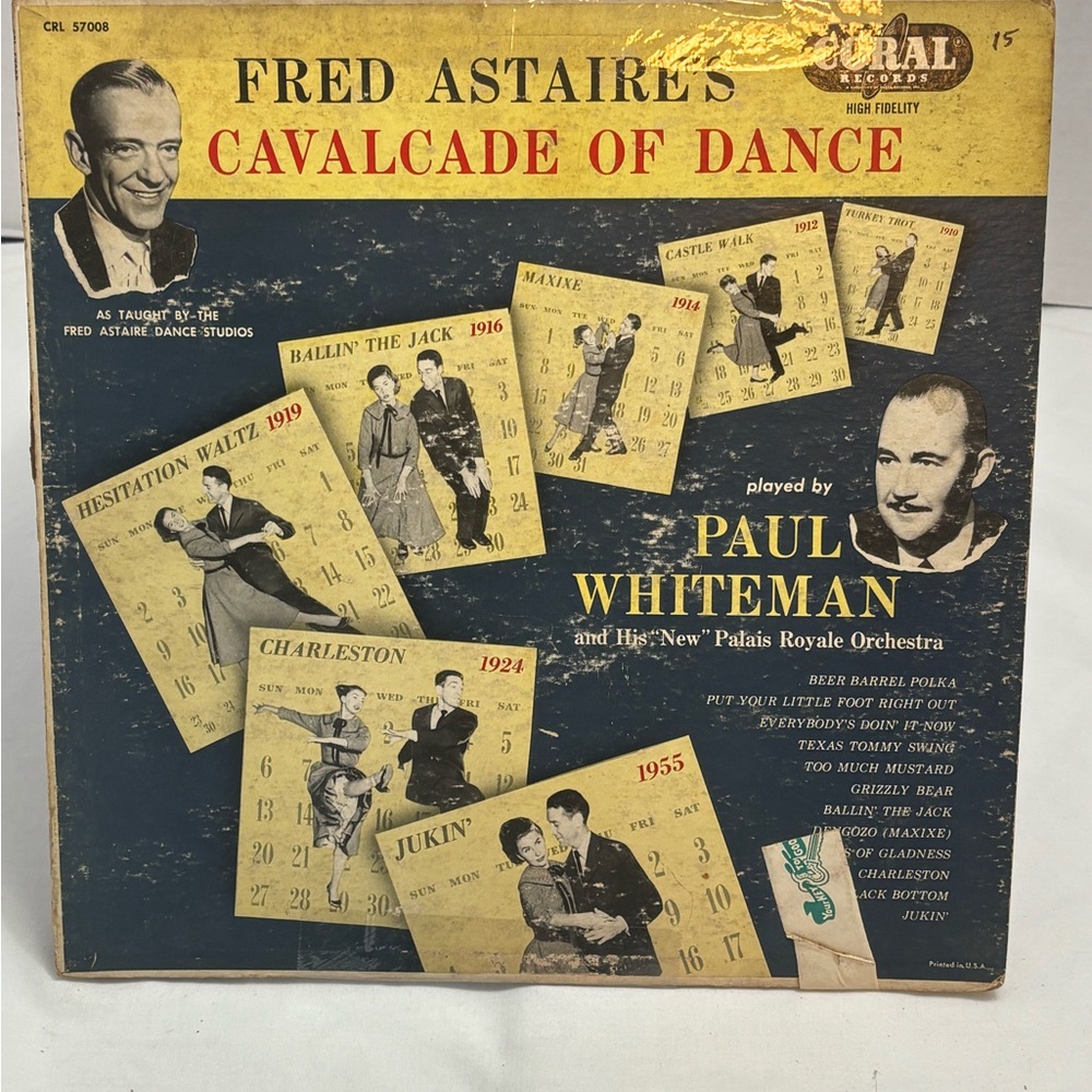 Fred Astaire's Cavalcade of Dance Vinyl Record